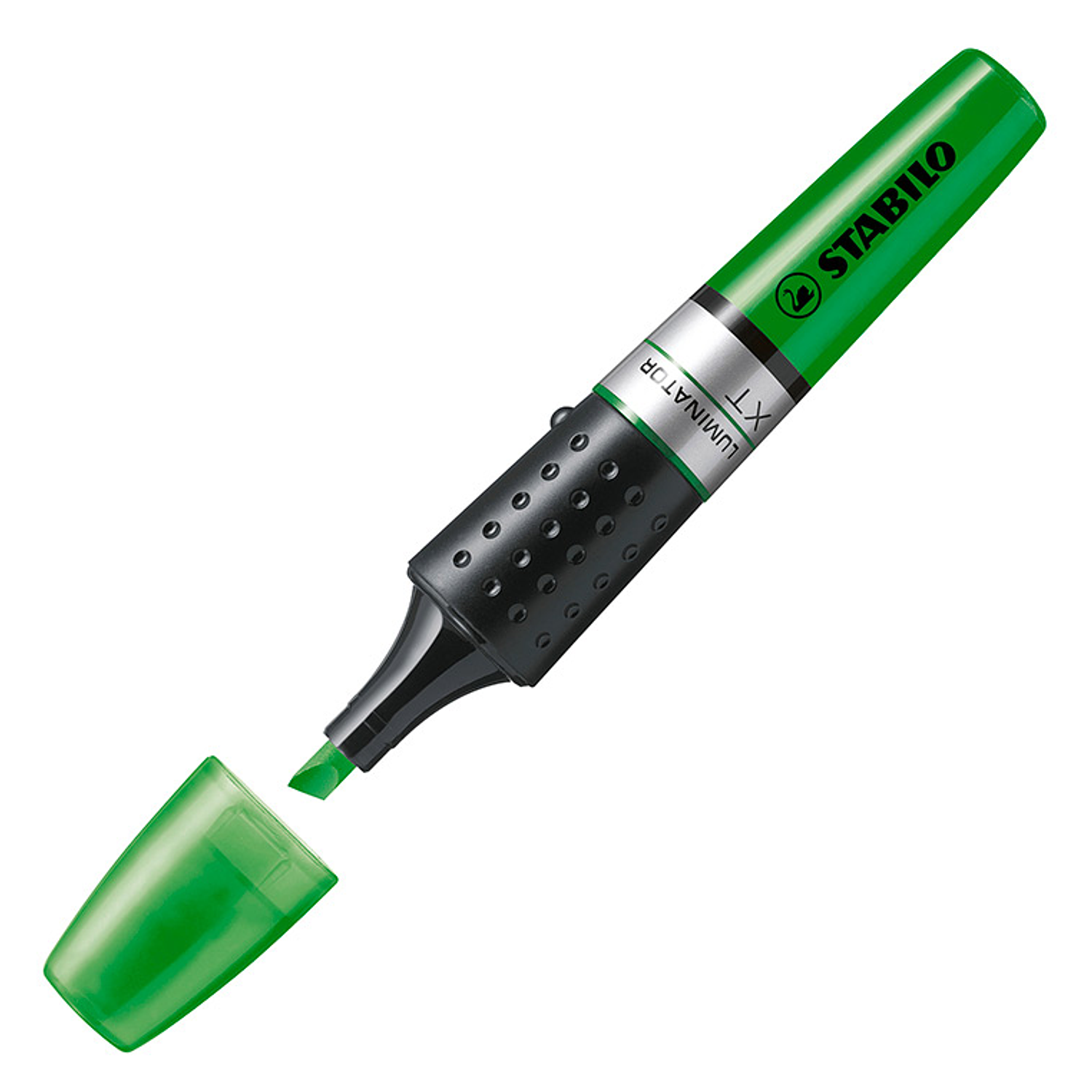 Marcador stabilo boss luminator verde tinta liquida 3