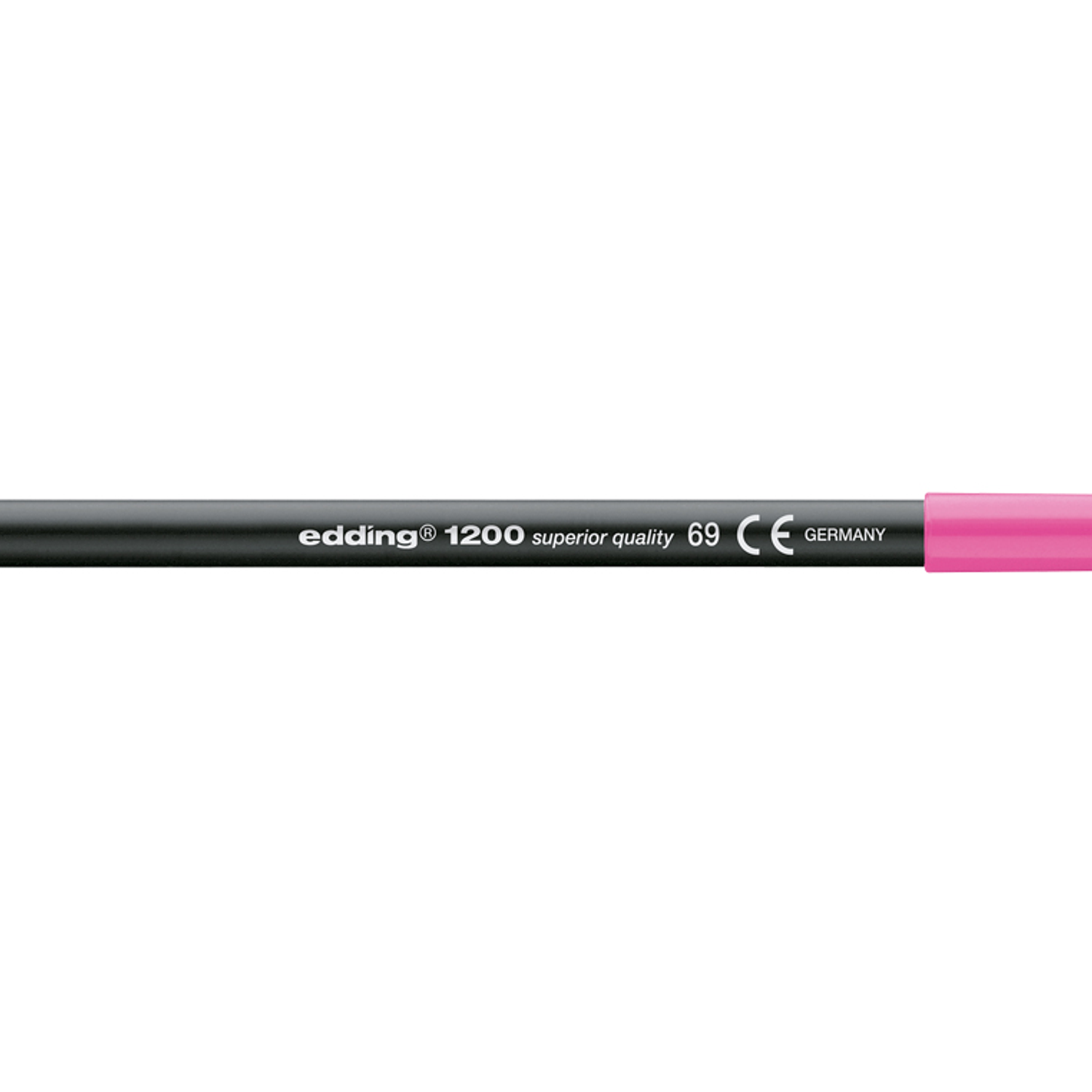 Marcador edding 1200 ponta de fibra redonda traco 1 mm n.69 rosa neon 2