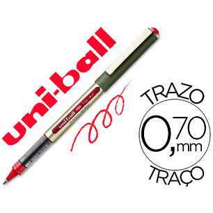 Marcador uni-ball roller ub-157 vermelho 0,7 mm