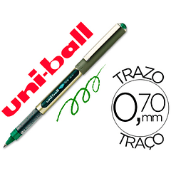 Marcador uni-ball roller ub-157 verde 0,7 mm