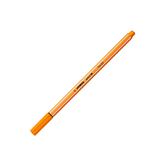 Marcador stabilo ponta de fibra point 88 laranja 0,4 mm