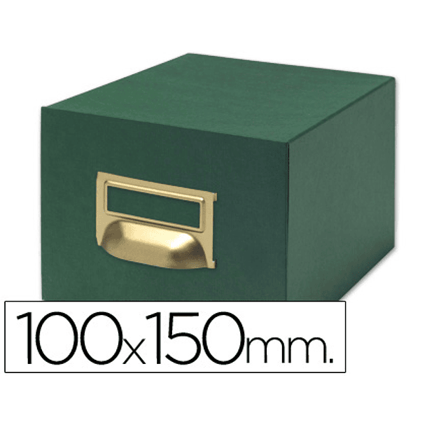 Ficheiro para fichas tela verde para 1000, 100 x 150 mm 1