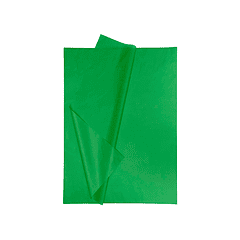 Papel seda liderpapel 52 x 76 cm 18 gr verde