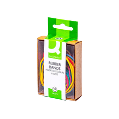 Elasticos q-connect de cores caixa de 15 gr