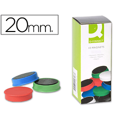 Iman de sinalizacao q-connect 2cm cores sortidas