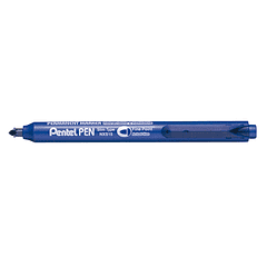 Marcador pentel nxs15 permanente retratil 4,5 mm azul