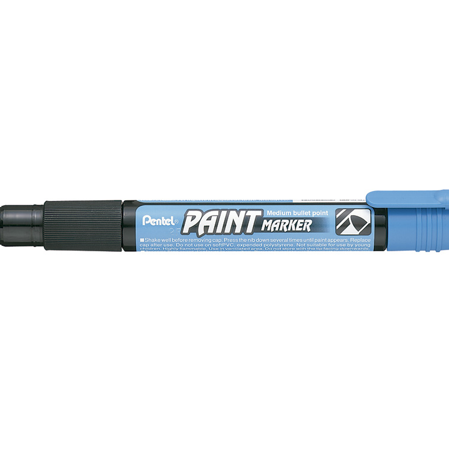 Marcador pentel mmp20 paint vidro e plastico azul ceu 1