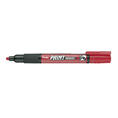 Marcador pentel mmp20 paint vidro e plastico vermelho