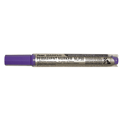 Marcador pentel nlf50 permanente maxiflo 4,5 mm violeta