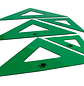 Esquadro liderpapel 32 cm plastico verde - Miniatura 3