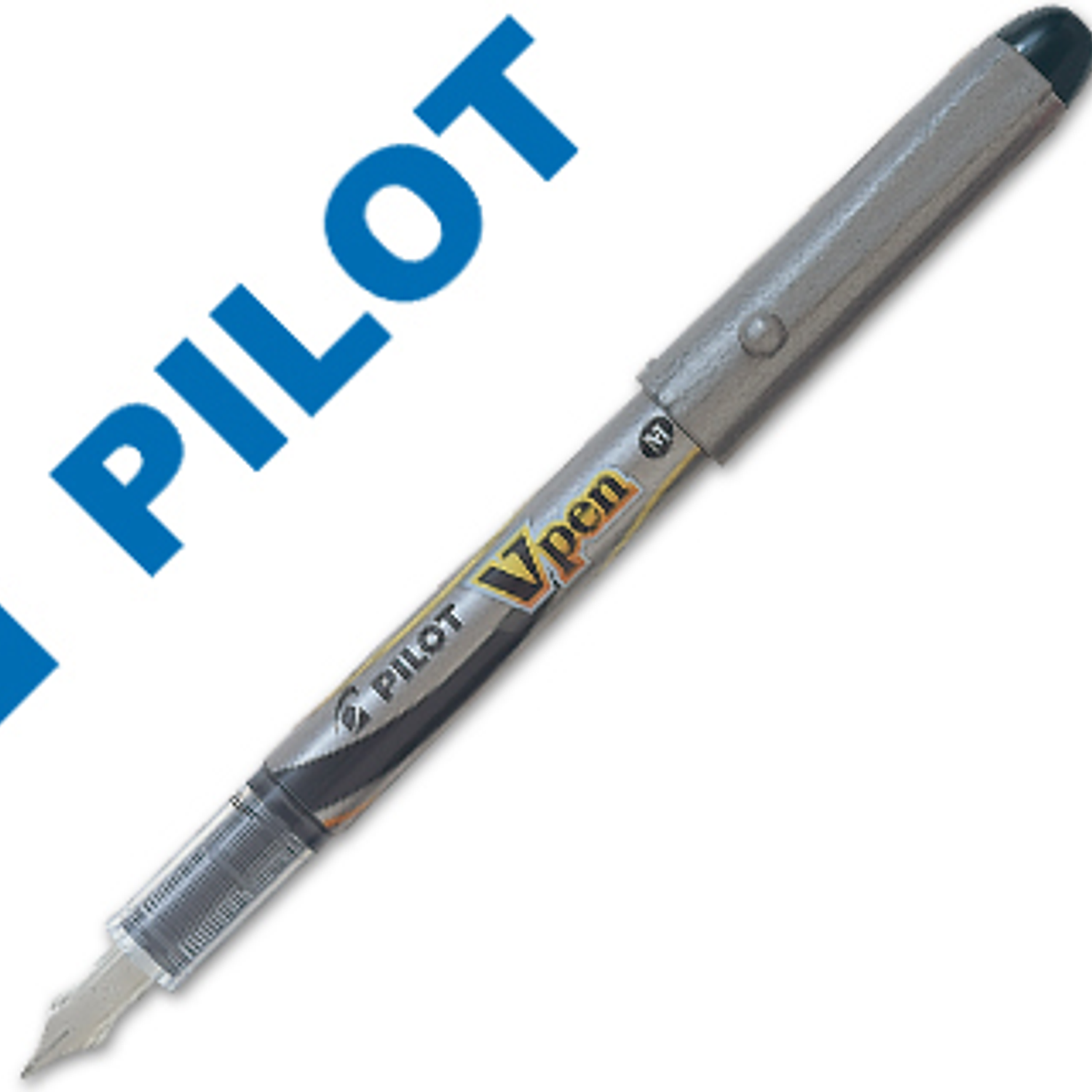 Caneta pilot v pem silver preto svp-4wb 1