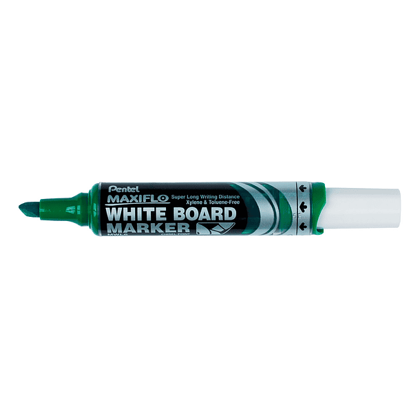 Marcador pentel mwl6 maxiflo quadro br. biselado verde 2