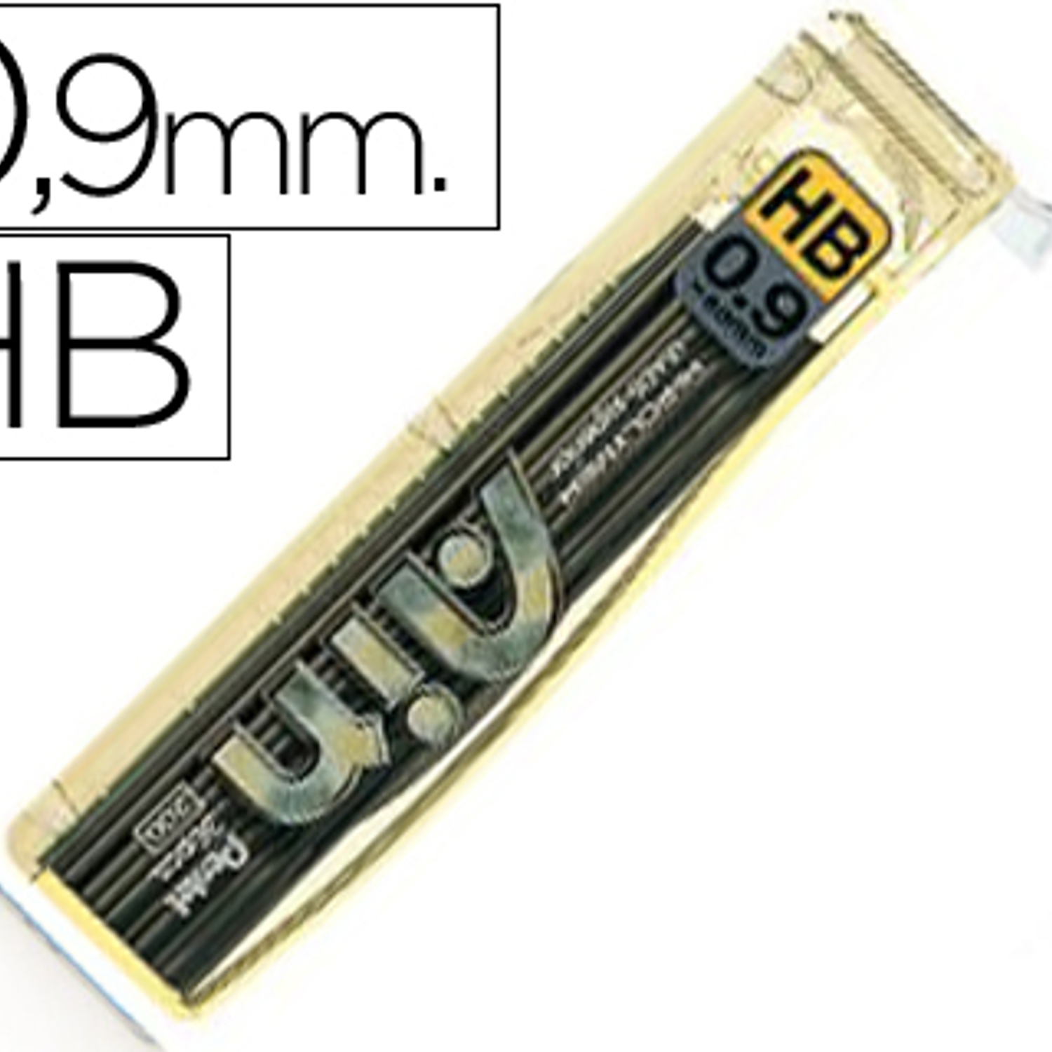 Minas pentel hy polymer ain 0,9 hb tubo c/36 1