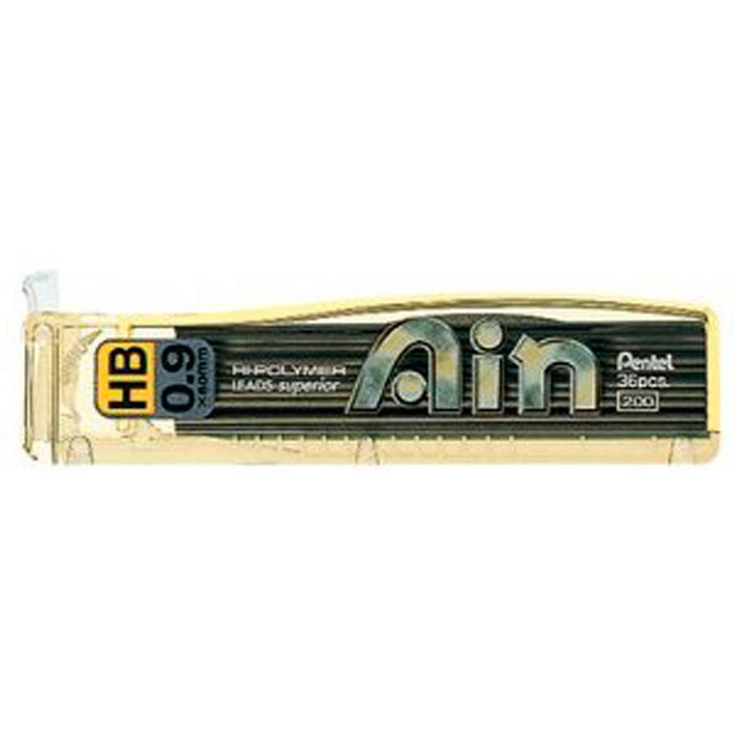 Minas pentel hy polymer ain 0,9 hb tubo c/36 2