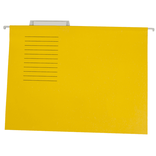 Capas de suspensao liderpapel din a4 kraft amarelo 2