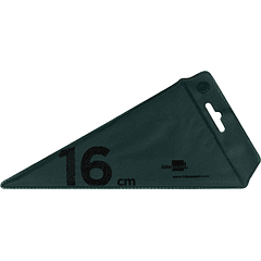 Esquadro liderpapel 16 cm plastico verde