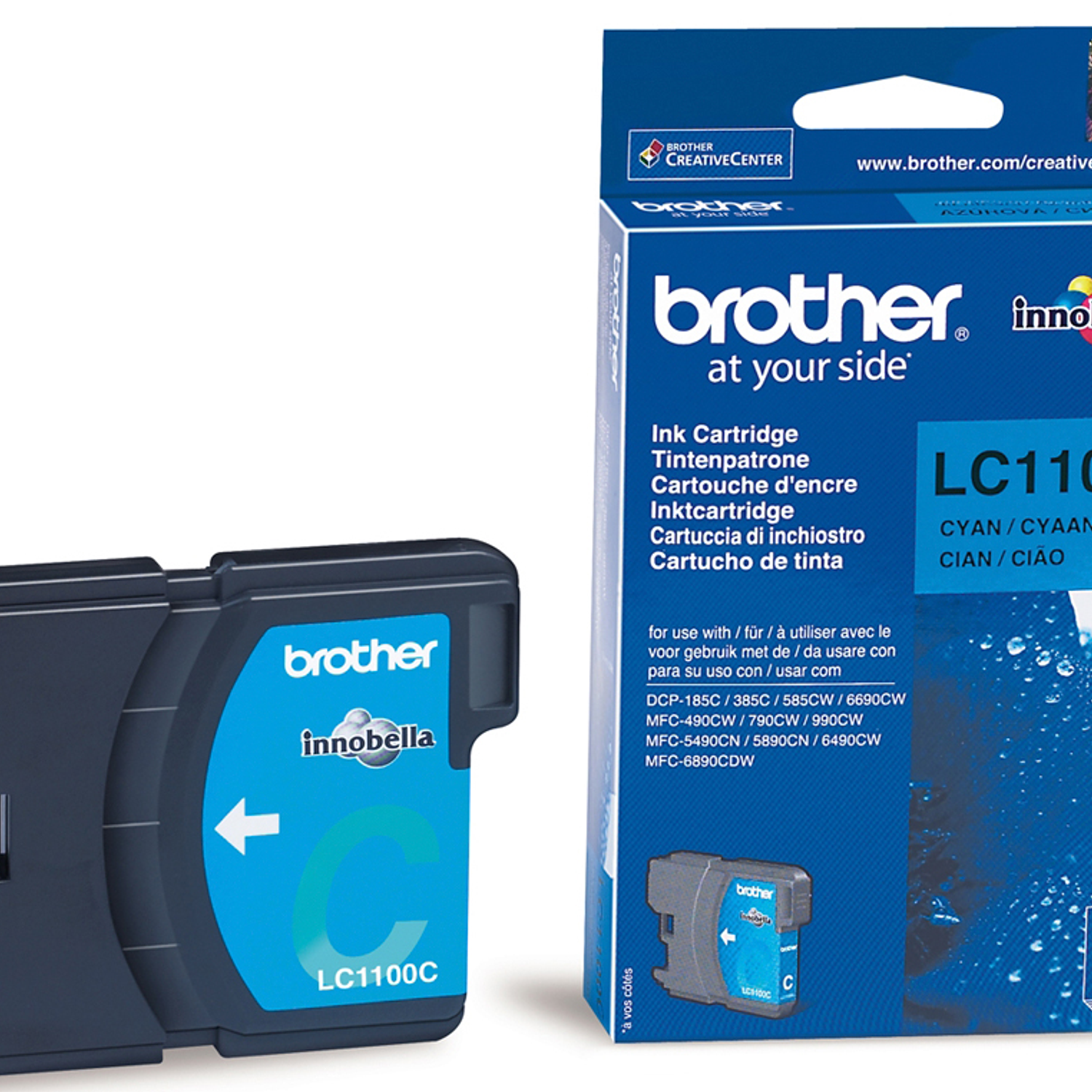 Tinteiro brother lc-1100c cyan 2