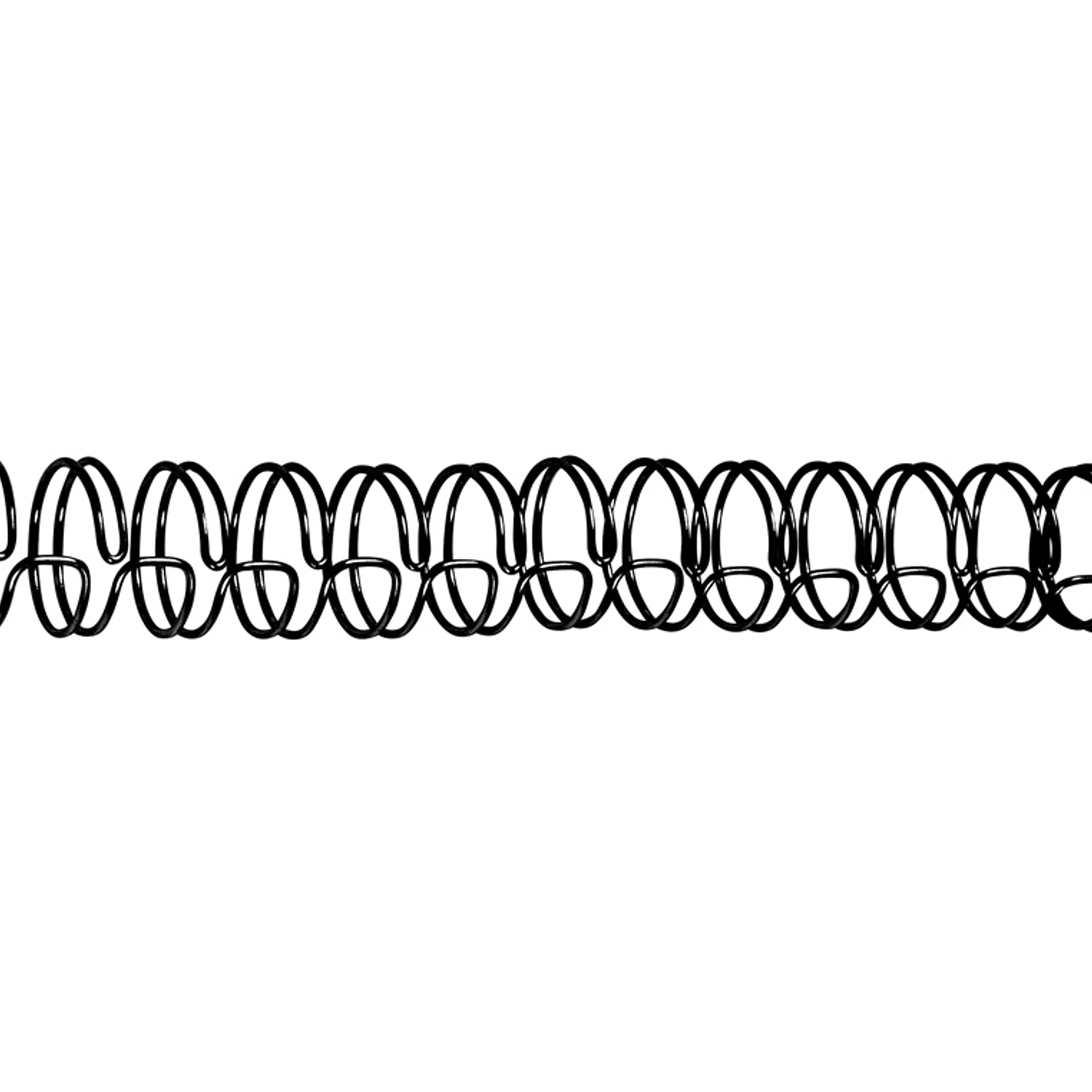 Espiral gbc preta modelo wire 3:1 14,3 mm n.9 com capacidade para 125 folhas 1