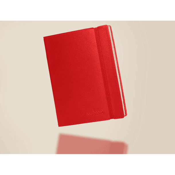 Livro apontamentos liderpapel pautado din a5 vermelho 9