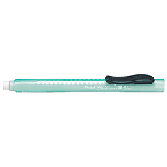 Borracha lapis pentel ze11t corpo translucido verde