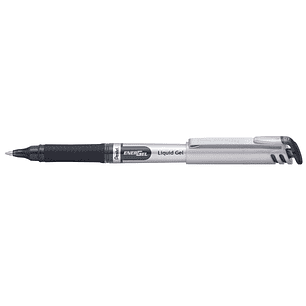 Roller pentel bl17 energel ponta metal preto