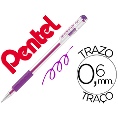 Roller pentel k116 gel grip violeta