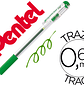 Roller pentel k116 gel grip verde - Miniatura 1