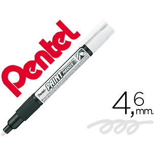 Marcador pentel mmp20 paint vidro e plastico branco