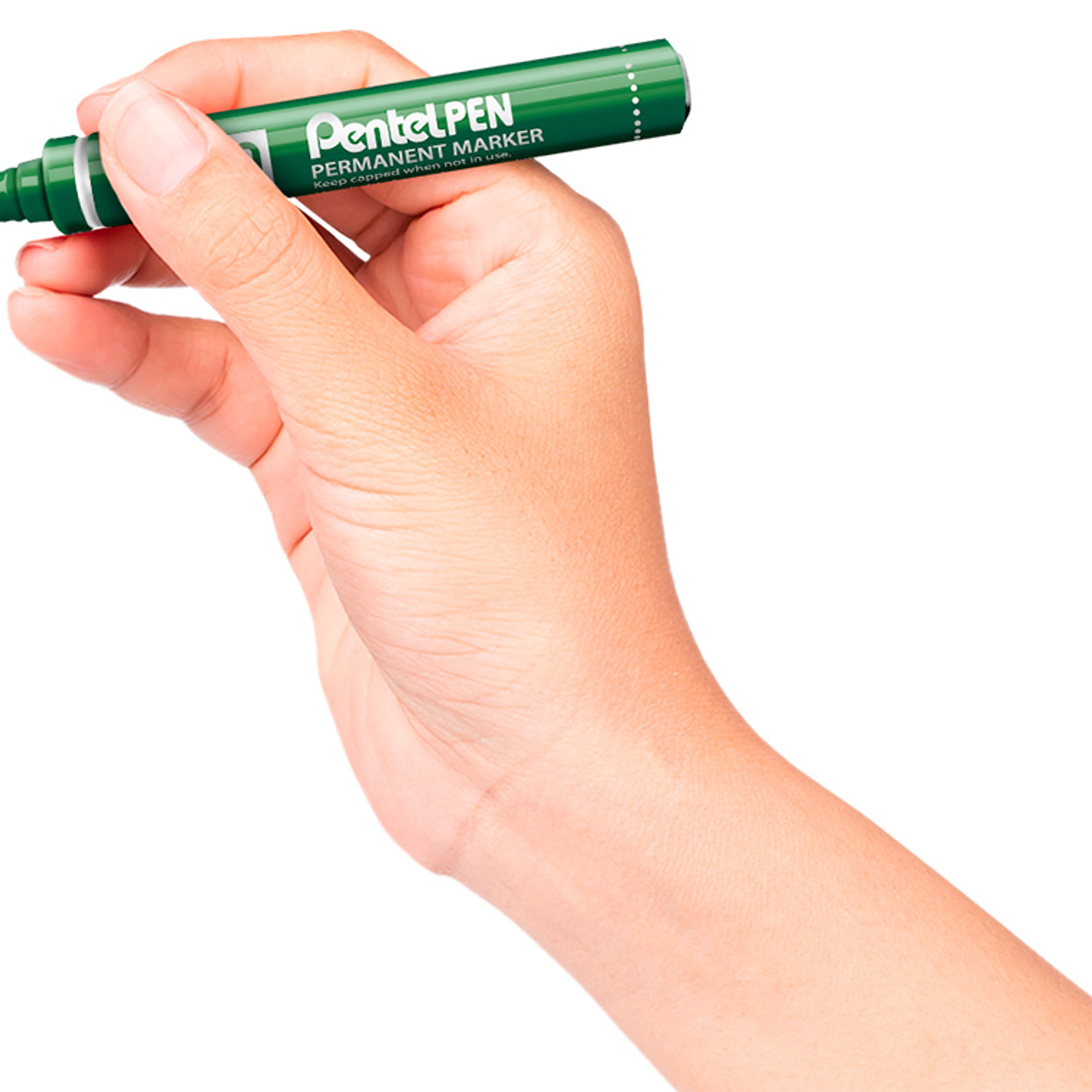 Marcador pentel n50 permanente verde 4,3 mm 3