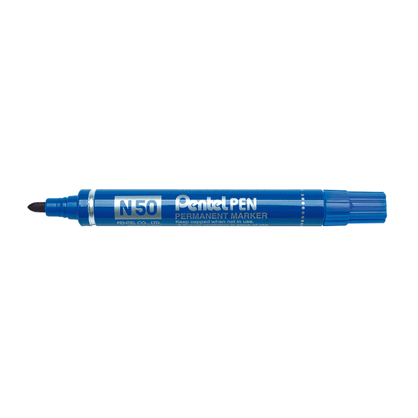 Marcador pentel n50 permanente azul 4,3 mm 2