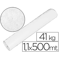 Papel kraft branco 1,10 mt x 500 mt 41 kg