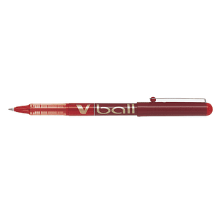 Marcador pilot roller v-ball vermelho 0.7 mm