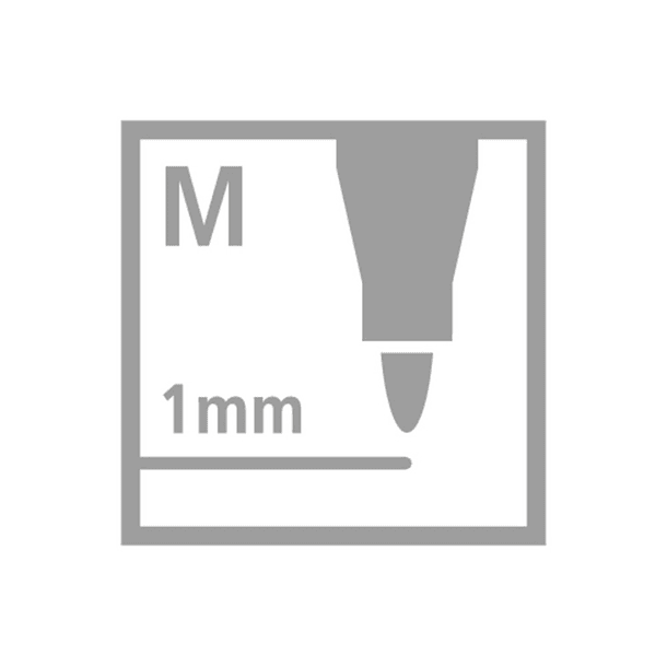 Marcador stabilo pen 68 ponta de fibra cor parade estojo de 20 marcadores 5