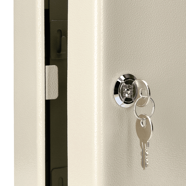 Armario porta-chaves q-connect metalico 28 x 37 x 8 cm para 140 chaves 7