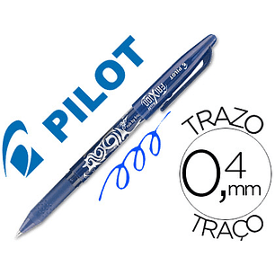 Marcador pilot frixion azul