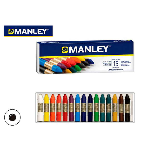 Lapis cera manley 15 cores 5