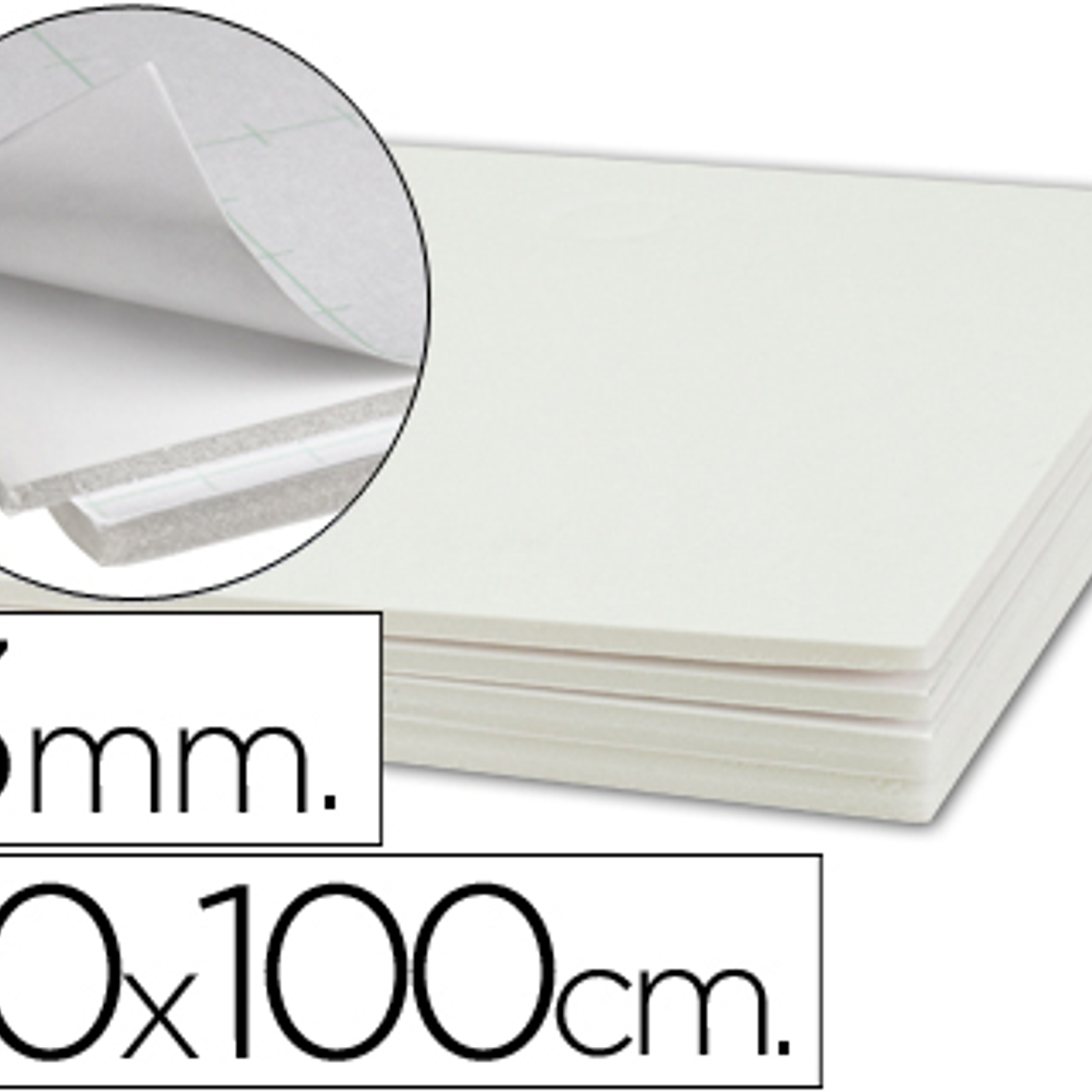 Cartao k-line liderpapel adesivo 70 x 100 cm 3 mm 1