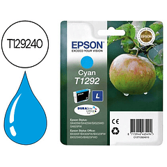 Tinteiro epson stylus t1292 cian sx420w / 425w / office bx305f / bx320f alta capacidade