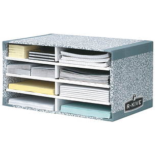 Modulo classificador cartao fellowes com 8 compartimentos 490x310x260mm