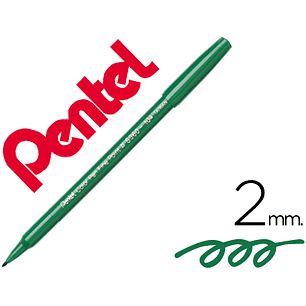 Marcador pentel s360 feltro verde