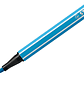 Marcador stabilo aguarelavel pen 68 azul celeste 1 mm - Thumbnail 2