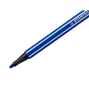 Marcador stabilo aguarelavel pen 68 azul marinho ultramar 1 mm