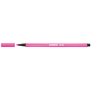 Marcador stabilo aguarelavel pen 68 rosa 1 mm