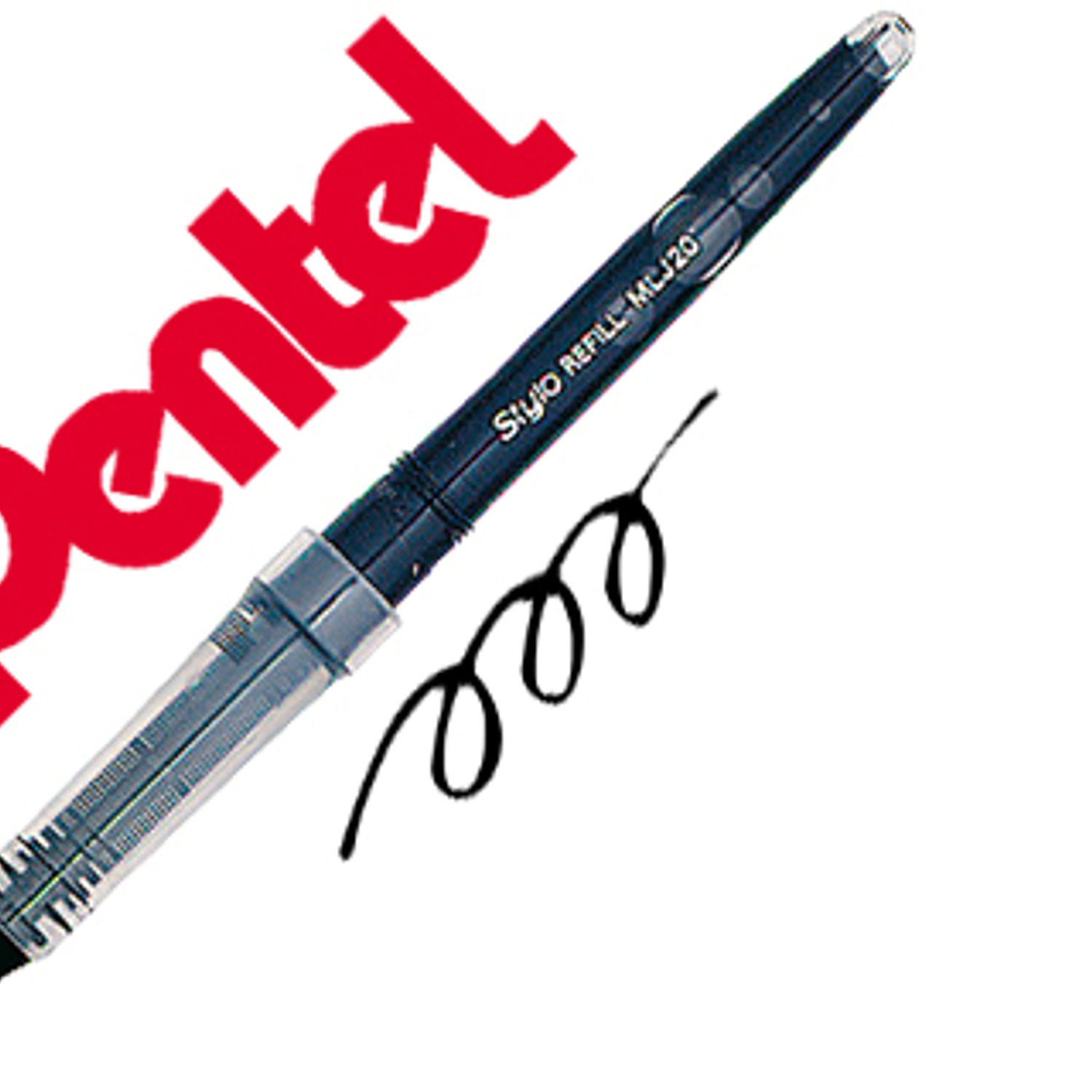 Recarga mlj20 para marcador pentel tradio stylo trj50 preta 1