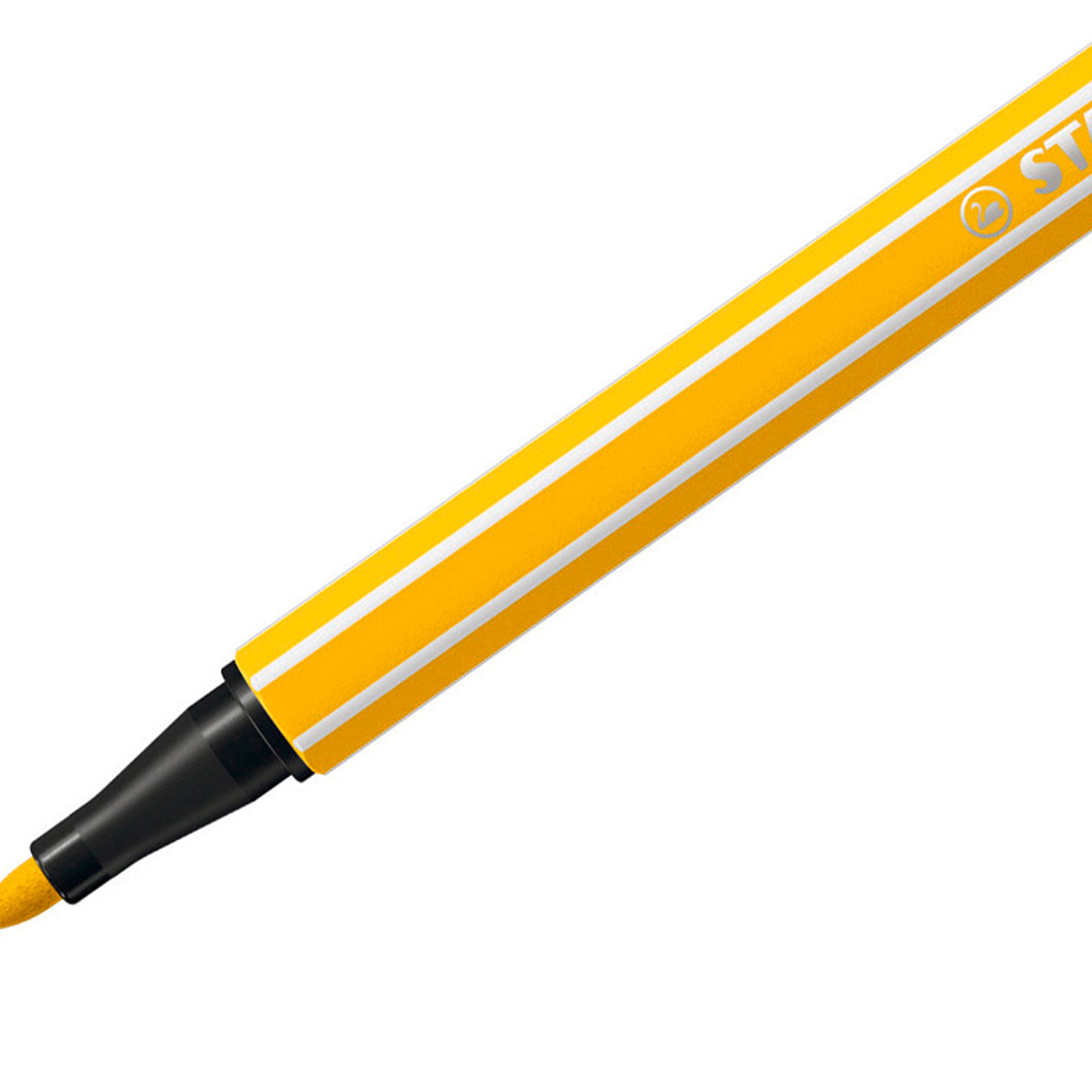 Marcador stabilo aguarelavel pen 68 amarelo 1 mm 5