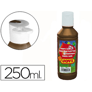 Guache liquido jovi 250 ml -castanho