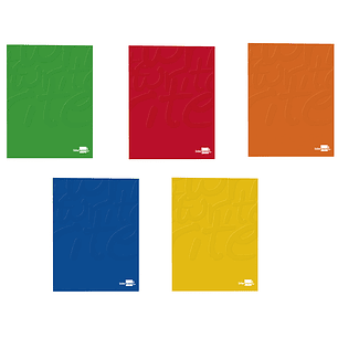 Caderno agrafado liderpapel din a5 80 f pautado 60gr