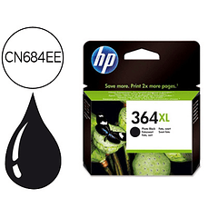 Tinteiro hp 364xl preto photosmart premium - c309a / series c5300 / c6300 / b8500 / d5400 550 pag