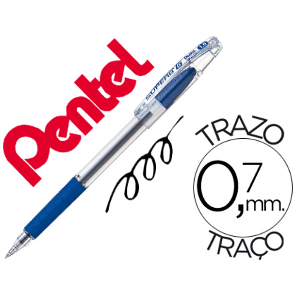 Esferografica pentel bk401m cor azul 1