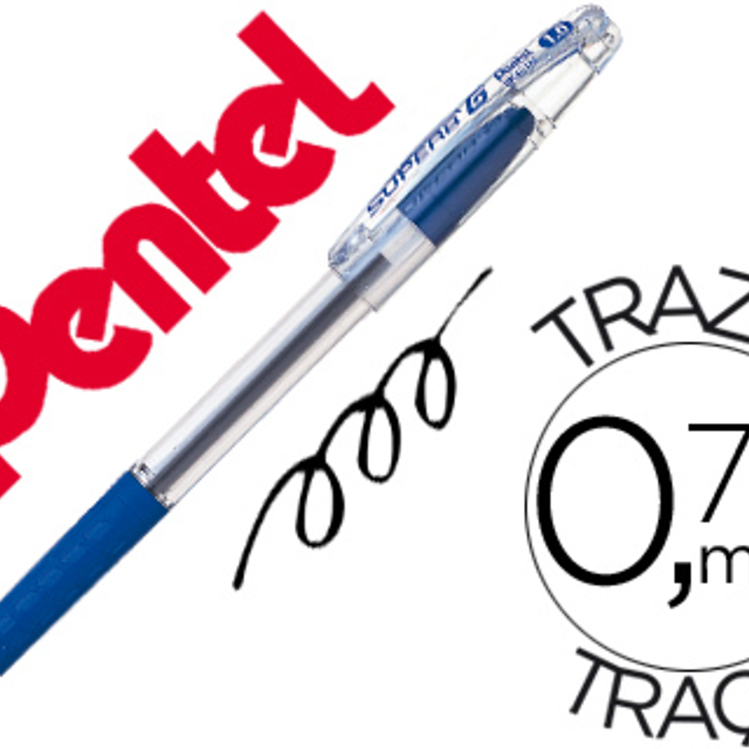 Esferografica pentel bk401m cor azul 1